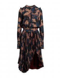 Платье миди Jijil, глубокий бирюзовый