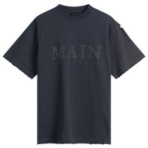 Футболка с принтом главного героя Balenciaga, Faded Black