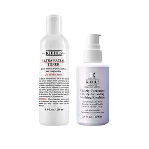 Kiehl's Keyanshi увлажняющий успокаивающий белый лосьон набор для ухода за кожей осветляющий увлажняющий 250мл+100мл