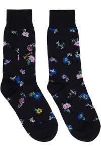 Sacai Носки с цветочным принтом