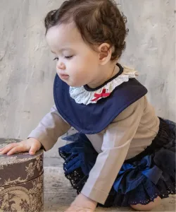 Вкусный нагрудник Panpantutu, цвет French Navy