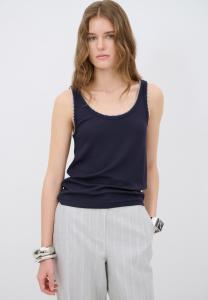 Топ WITH STITCHING DETAILS adL, темно-синий