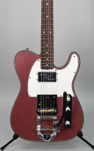 Fender Custom Shop Ограниченная серия CuNiFe Tele Custom Journeyman с эффектом состаривания, цвет Champagne Sparkle