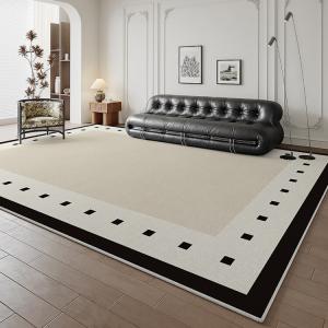 Budis Ковер 200х400 см для гостиной в светлом люксовом стиле, waterproof, non-slip, утолщенный, soundproof, простой в уходе