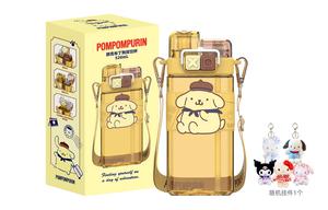 Пластиковые стаканы для воды Sanrio, pacha dog water cup + 1 random pendant