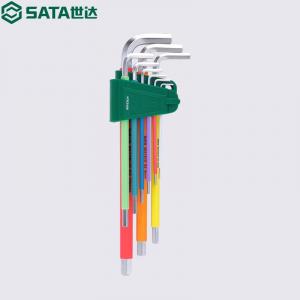 SATA 09103CH Набор специальных длинных шестигранных ключей серии Rainbow из 9 предметов