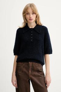 Свитер из шерстяной смеси Gestuz, темно-синий