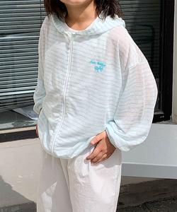 Тонкая полосатая толстовка на молнии Aimoha Kids, цвет Blue