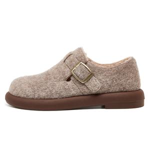 Повседневные однобортные туфли женские OULISASI, Apricot