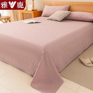 Yalu Простыня из 100% хлопка 160х230 см, цвет Xiaopengge, мелкая клетка