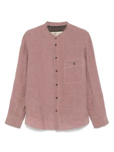 Рубашка с рисунком «гусиная лапка» Ziggy Chen, розовый