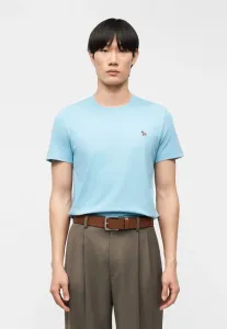 Облегающая базовая футболка с принтом зебры Ps Paul Smith, Blue