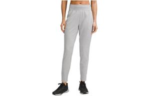 Джоггеры из флиса it's rulu run с высокой талией полной длины вязаные спортивные штаны women's Lululemon, серый