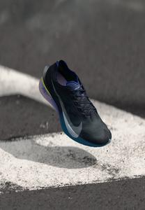 Кроссовки Nike Performance ZOOMX VAPORFLY NEXT% 4, Obsidian/White/Persian Violet/Green Abyss/Doll/Volt Ice/Dark Blue
