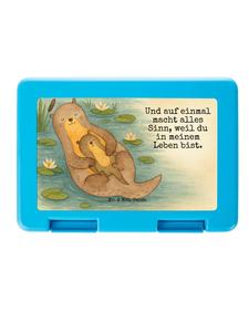 Mr. & Mrs. Panda Дизайн ланч-бокса «Выдра» с надписью, выполненной белым цветом