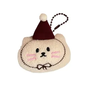 Милый плюшевый кулон с мультяшными персонажами Apple Bear Puppy And Bunny Collection высотой 12 см Jinnew, Happiness Kitten Doll Pendant