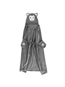 одеяло с капюшоном серого цвета Douceur d’Intérieur