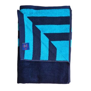 Пляжное полотенце махровое велюр жаккард pavlos  Le Comptoir De La Plage, синий