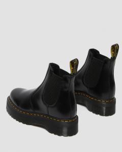 Ботинки-челси кожаные Dr. Martens 2976 на платформе, черный