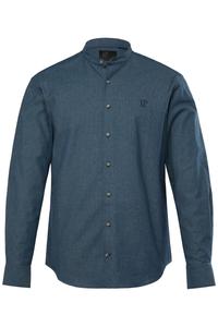 Рубашка на пуговицах классического кроя JP1880, Blue