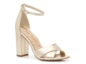 Туфли Sam Edelman Signature Collection Yenna Sandal, Gold Metallic Leather