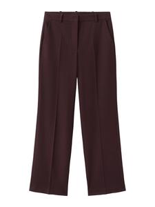 MANGO Расклешенные плиссированные брюки 'PBBERGEN' в темно-красном цвете