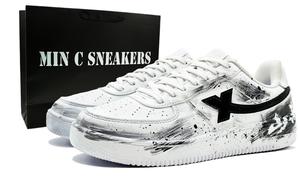 XTEP Кроссовки Air Force One с низким верхом, устойчивые к истиранию, балансирующие, противоскользящие, унисекс, черно-белые