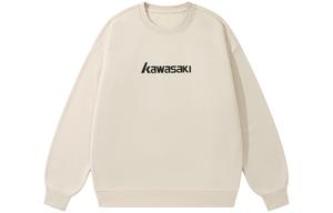 Толстовка унисекс Kawasaki, Черный на флисовой подкладке