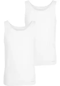 Майка BALDESSARINI "Майка, 2 шт. в упаковке" (2 шт. в упаковке, 2 шт.), с декоративным логотипом, белый