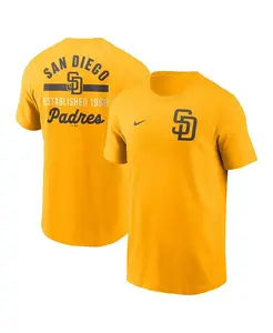 Мужская футболка Gold San Diego Padres 2-Hit Nike
