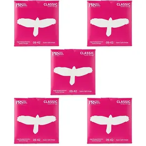 Электрогитарные струны PRS Classic - .009-.042, ультралегкие, набор из 5