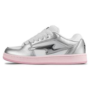 IHBOZ Нескользящие, износостойкие, легкие низкие кроссовки, женские, серебристо-розовые