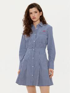 Платье-рубашка regular fit DW0DW20470 Tommy Jeans, синий