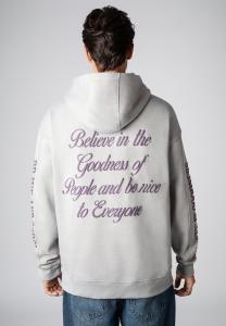 Худи Sublevel MIT 3D ELEMENTEN, Light-Grey/Light Grey