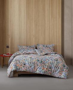 Комплект постельного белья Rantaniitty из 3 предметов, хлопковый, размер King Marimekko, Multi Orange