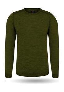 Мужская куртка из шерсти мериноса с длинным рукавом Melbourne normani, зеленый