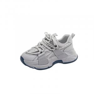 Женские массивные кроссовки Low Top Luji, весна-лето серо-голубые