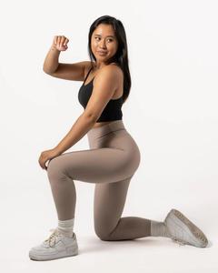 AESTHETIC WOLF Женские леггинсы 7/8 для йоги и пилатеса, светло-розовые