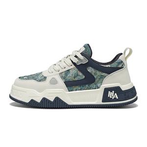 HLA Мужские скейтерские кроссовки низкие бело-синие, цвет White Blue