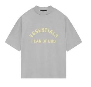 Футболка ss24 drop2 crewneck t-shirt 'light heather grey' Fear Of God Essentials, серый