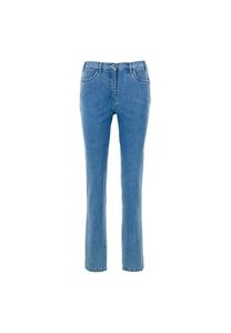 Короткий размер: элегантно декорированные джинсы Anna Goldner, голубой