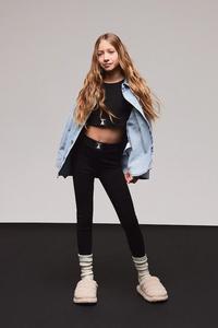 Детские леггинсы J330 Patrizia Pepe, черный