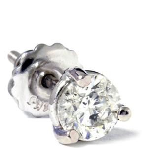 Бриллиантовая серьга-гвоздик Martini 1/2 карата из 14-каратного белого золота Pompeii2, 14K White Gold