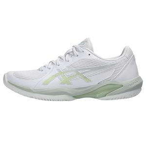 ASICS Женские кроссовки для тенниса SOLUTION SWIFT FF 2 Abrasion Resistant Low top белые зеленые
