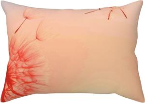 Pevtufa Наволочка декоративная с принтом "Закат с одуванчиками" The Sunset of Dandelion