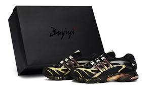 Adidas Кроссовки Temper Run 2.0, повседневные, унисекс, низкие, серые/желтые/золотые