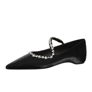 Bamiti Женские повседневные туфли на один каблук черные, цвет Black