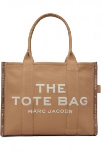 Marc Jacobs Бежевая большая жаккардовая сумка-тоут