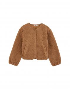 WE Fashion Куртка для межсезонья в светло-коричневом цвете