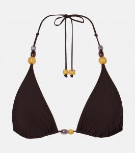 Бикини топ с бисером Tory Burch, Deep Chocolate